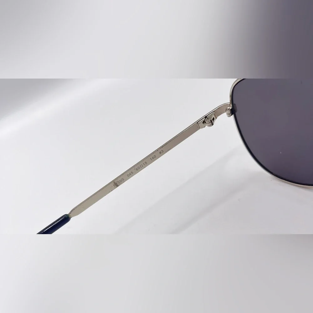 Calvin Klein R1595 Silver Pilot Sunglasses Frames - Picture 8 of 8